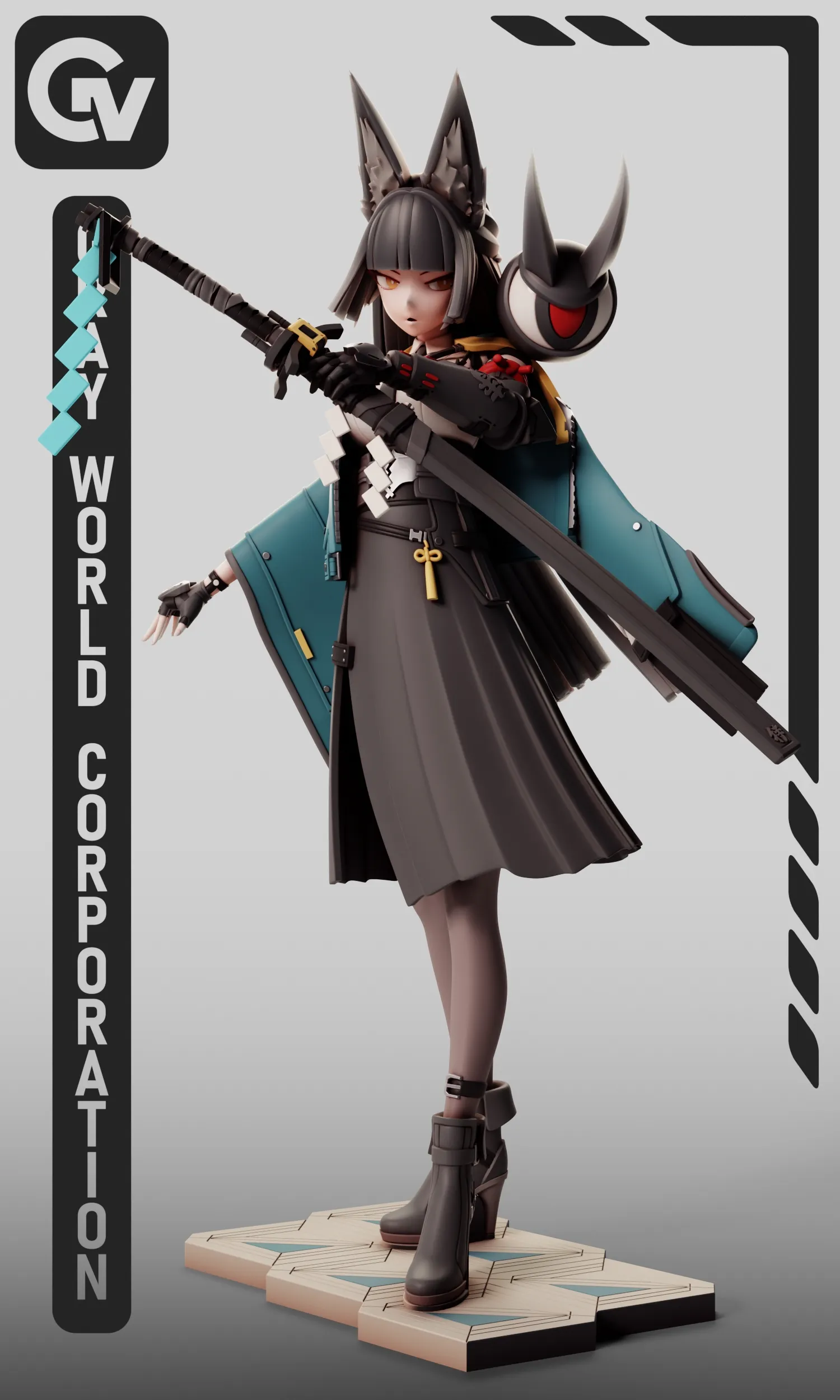 Characters & Creatures STL Download - Hoshimi Miyabi | Zenless