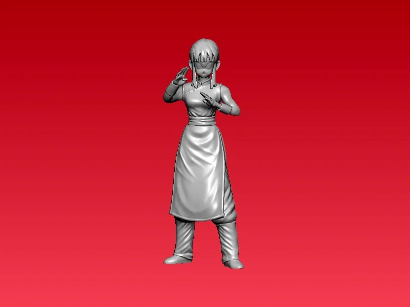 Chi chi model dragon ball - statue - 3D print