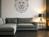 Bear for wall WallArt Low poly-3