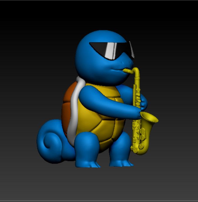 POKEMON SQUIRTLE SAXOFÓN