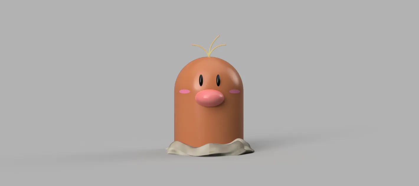 Pokemon 0050 Diglett Alolan