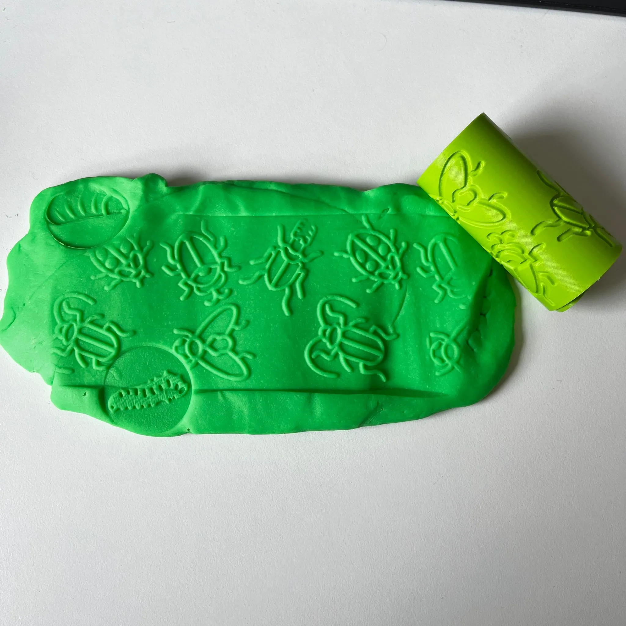 ROULEAU DE TEXTURE POUR INSECTES POUR LE JEU SENSORIEL/ LA PÂTE À MODELER/ L'AMUSEMENT
