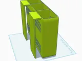 Soporte mandos control remoto para cajon mesita noche-1