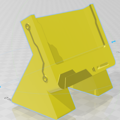 Phone holder sound amplifier cyberpunk style