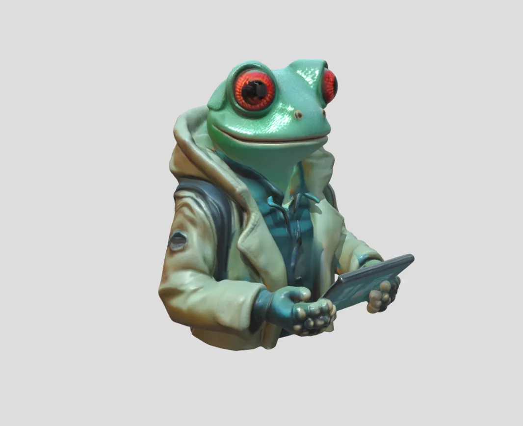 Pepe Cyberpunk Frog