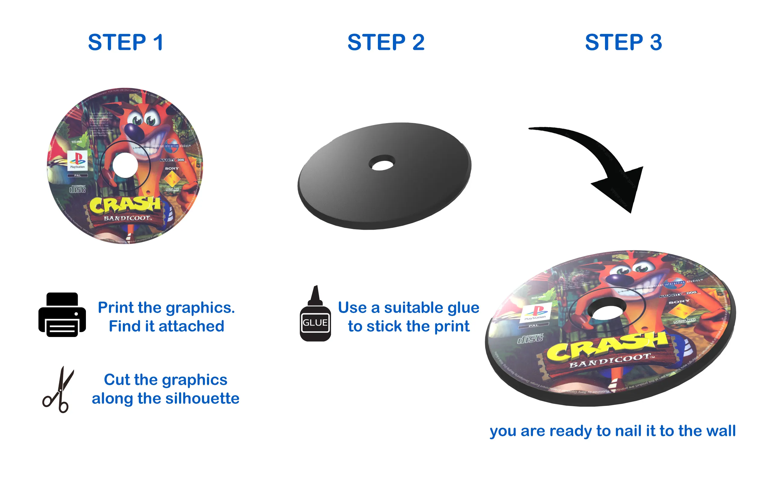 Wall Art - CD ROM Playstation PSX