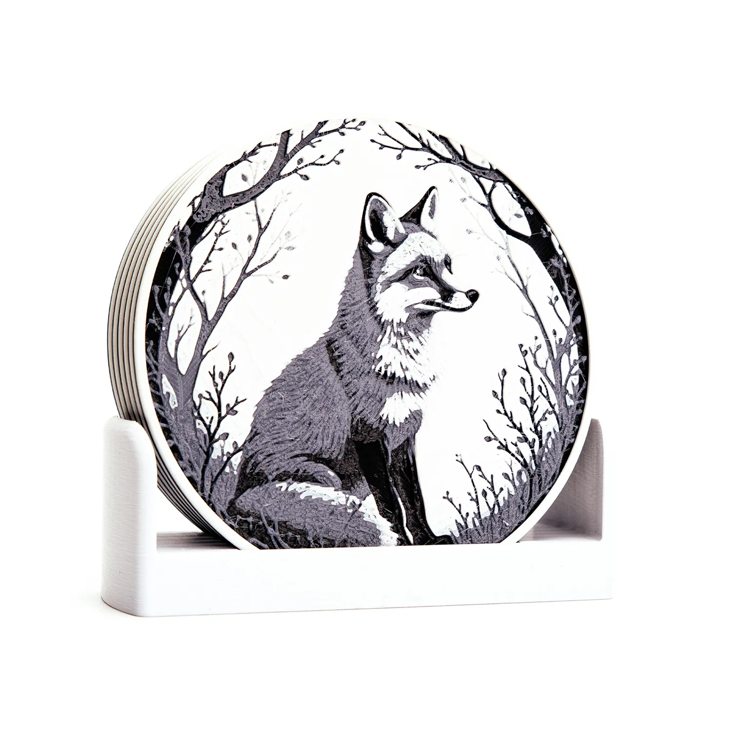 Midnight Forest Wildlife Coasters