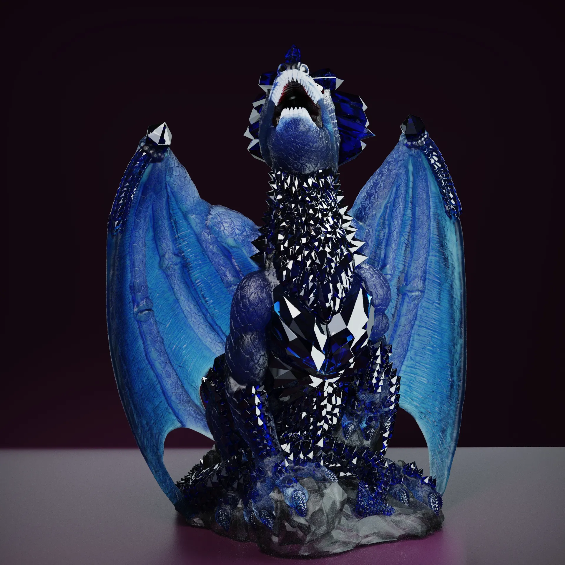 Medieval Crystal Dragon