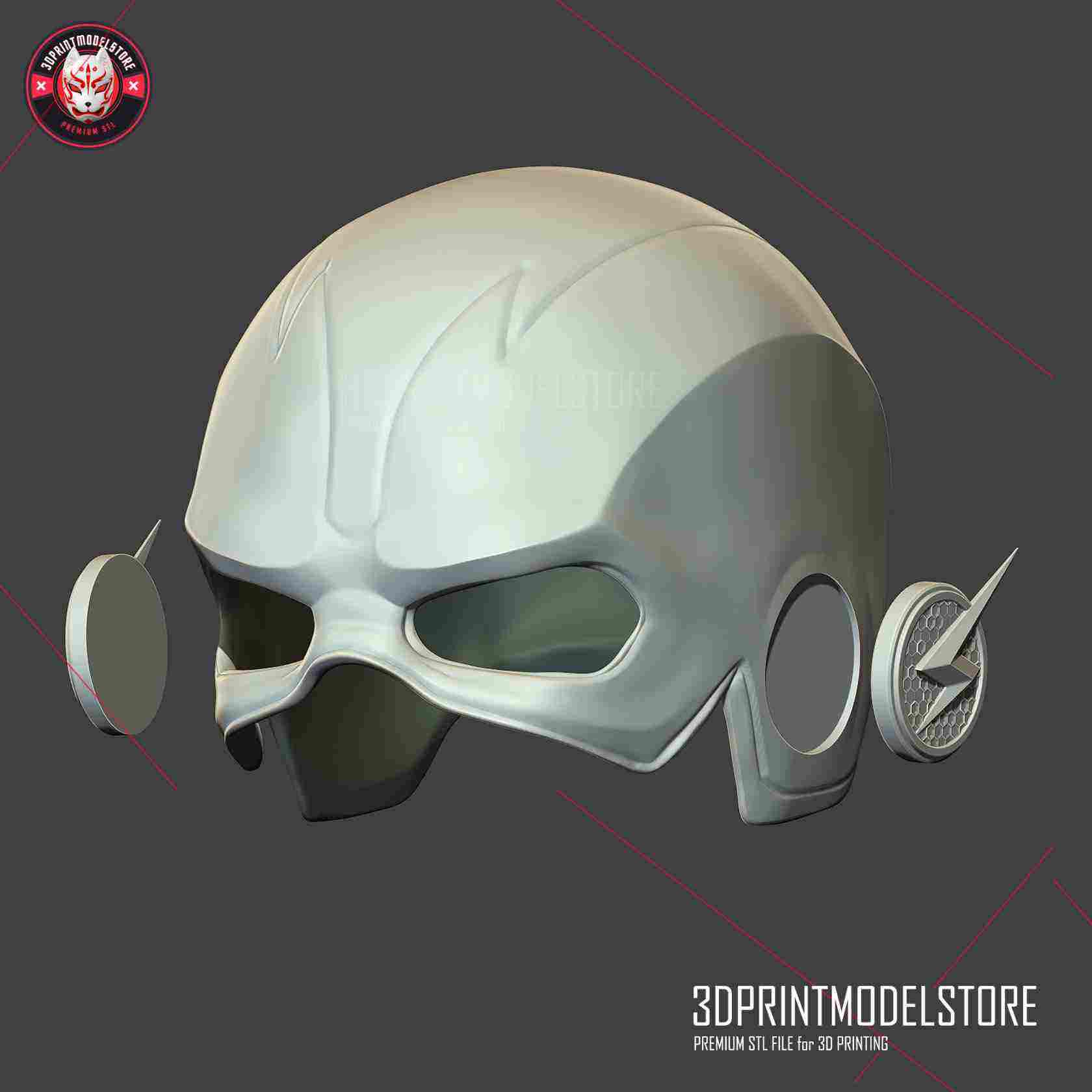 3D Print of Ghost Rider Skull Mask - Cosplay Halloween Helmet by  3DPrintModelStore