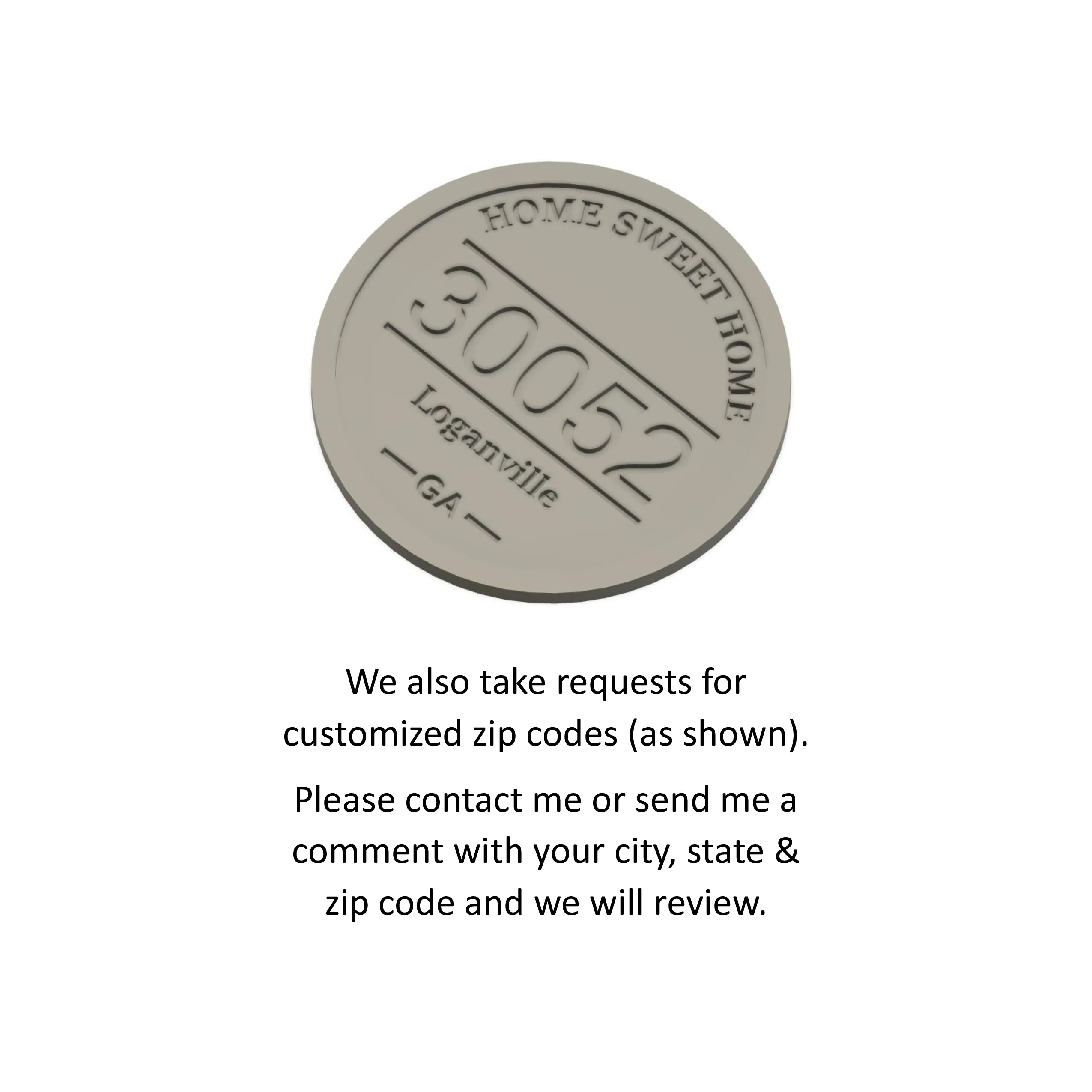 30052 Loganville GA Coaster w/Holder (holds 6)