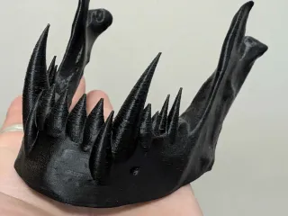 Fanged jawbone business card holder
