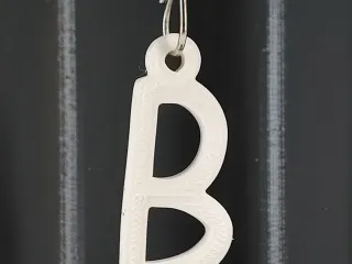 B keychain