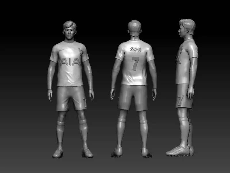 Son heung min - PLAYER FOOTBALL - 3D PRINT