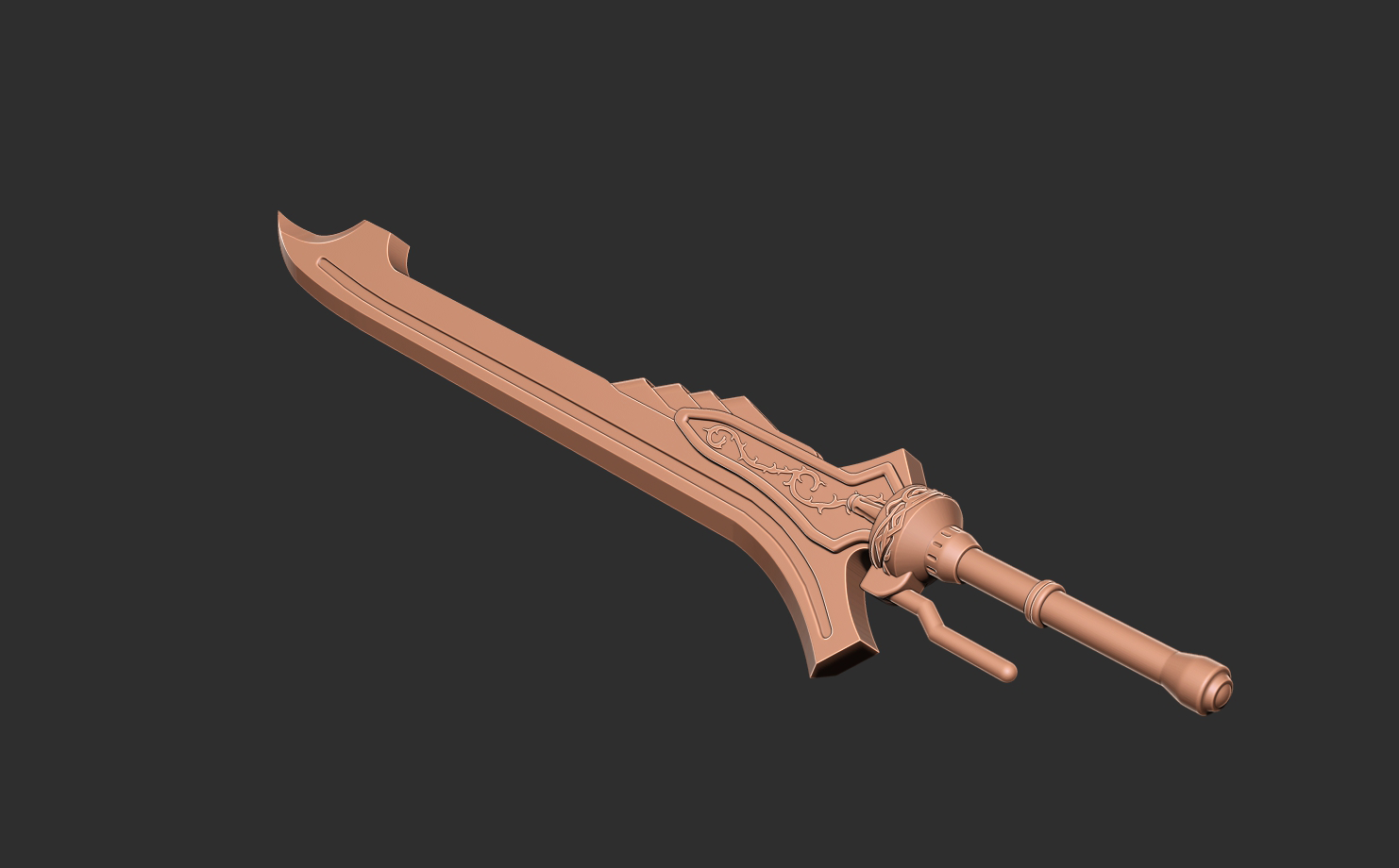 Devil May Cry Red Queen Sword 3d print model | 3D models download ...