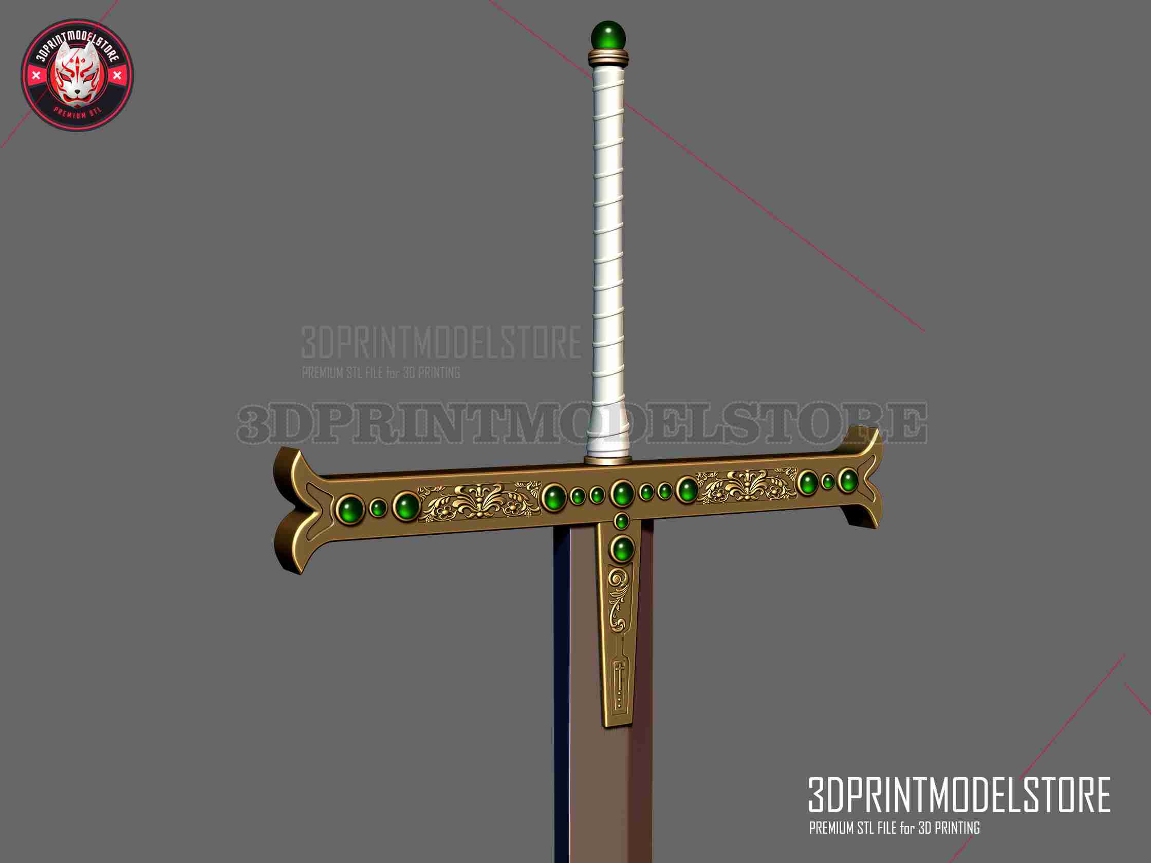 Yoru Sword - Mihawk Weapon High Quality - One Piece La 3D Print