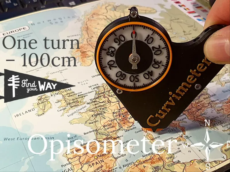 Opisometer / Kurvimeter / Kartenmessrad