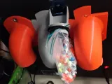 3-inch Vent W/Waste (poop) Chute.  Ditch the bin, bag it!-3
