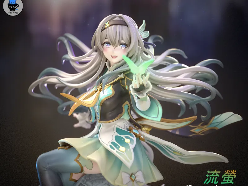 Firefly - Figura do Jogo Honkai Star Rail para Impressão 3D
