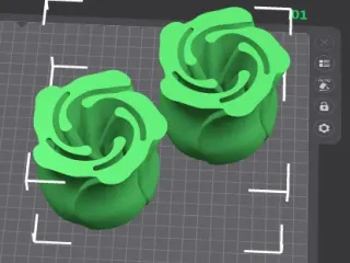 Spiral Vase Rose