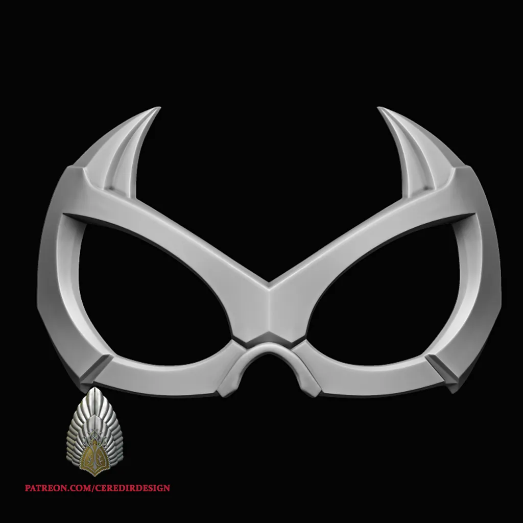 Gato Negro Spiderman Máscara 3d descarga digital