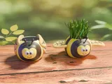 flower pot Bee pencil holder STL 3MF-1