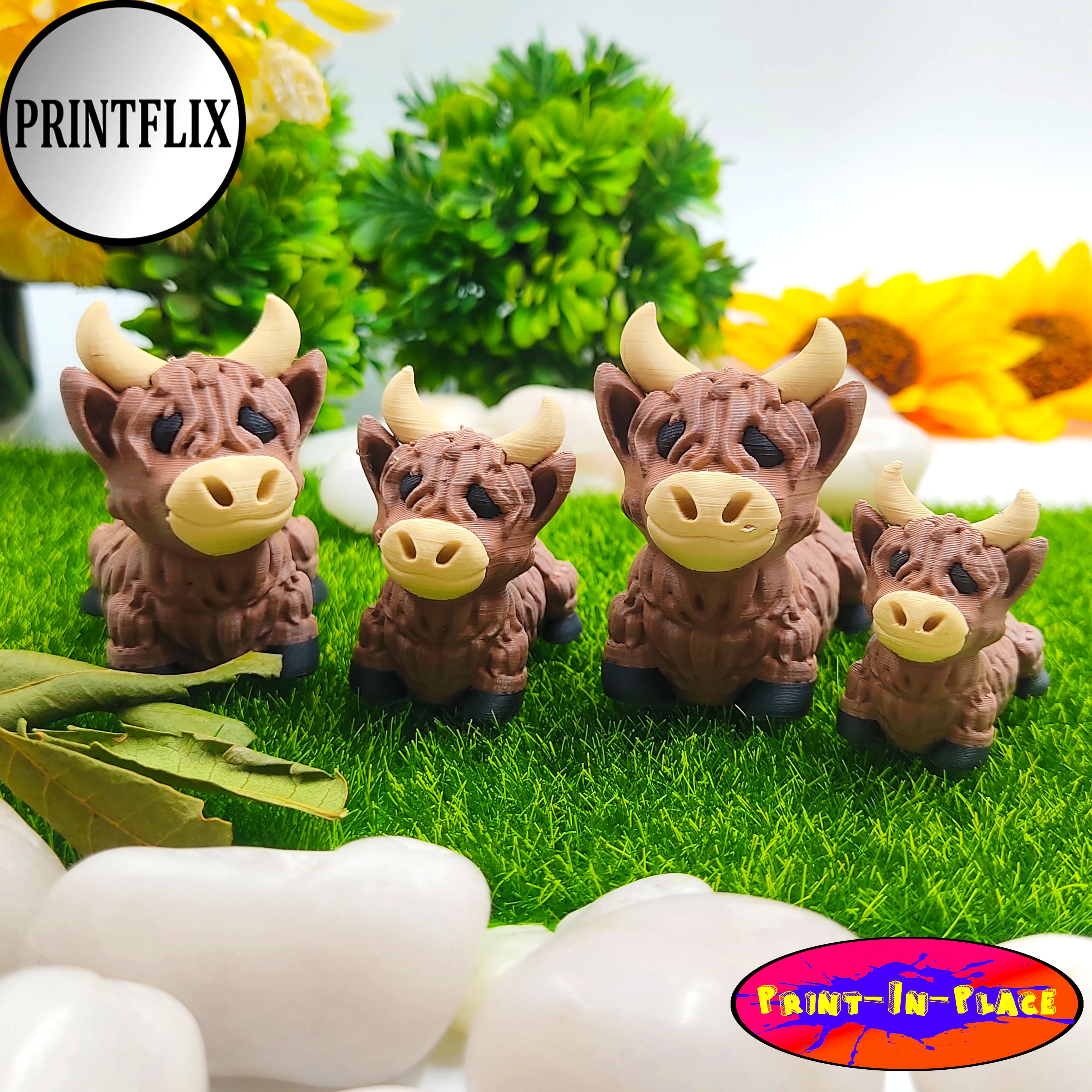 FLEXI TINY HIGHLAND COW