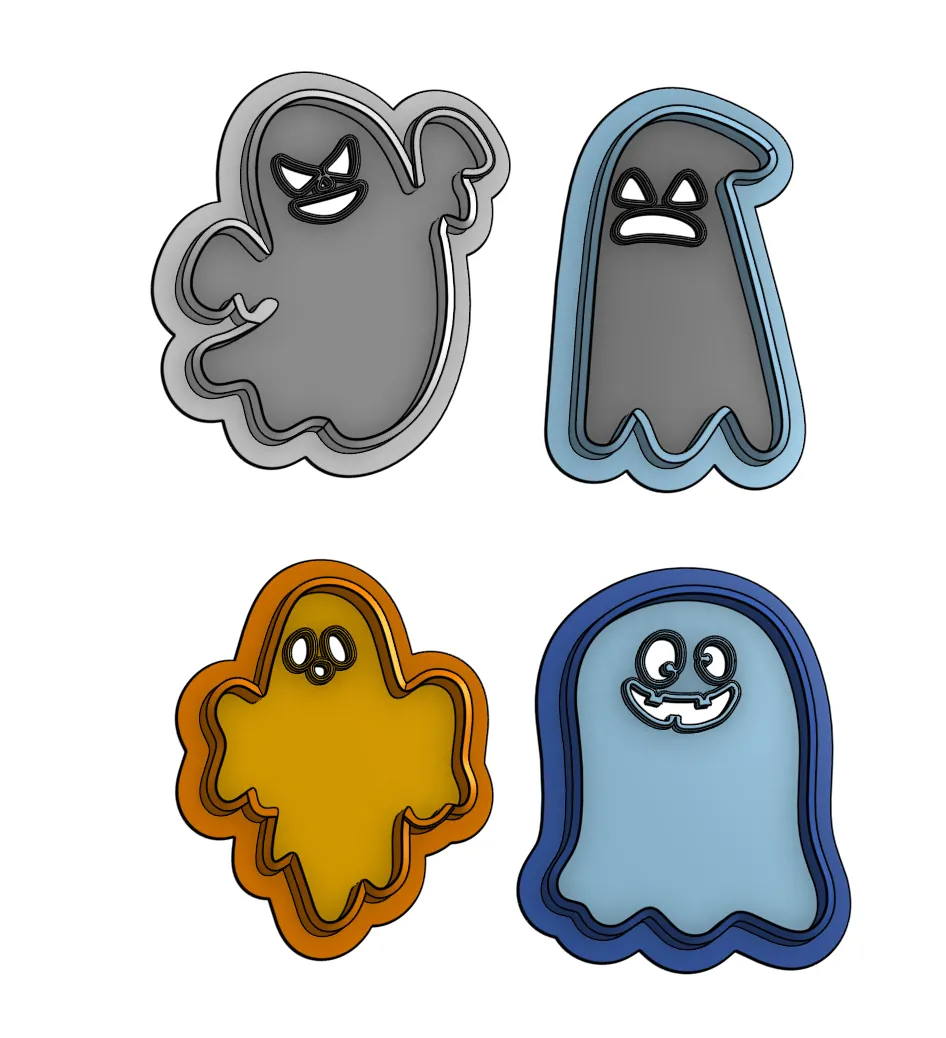 Halloween cookie cutter and stamps set