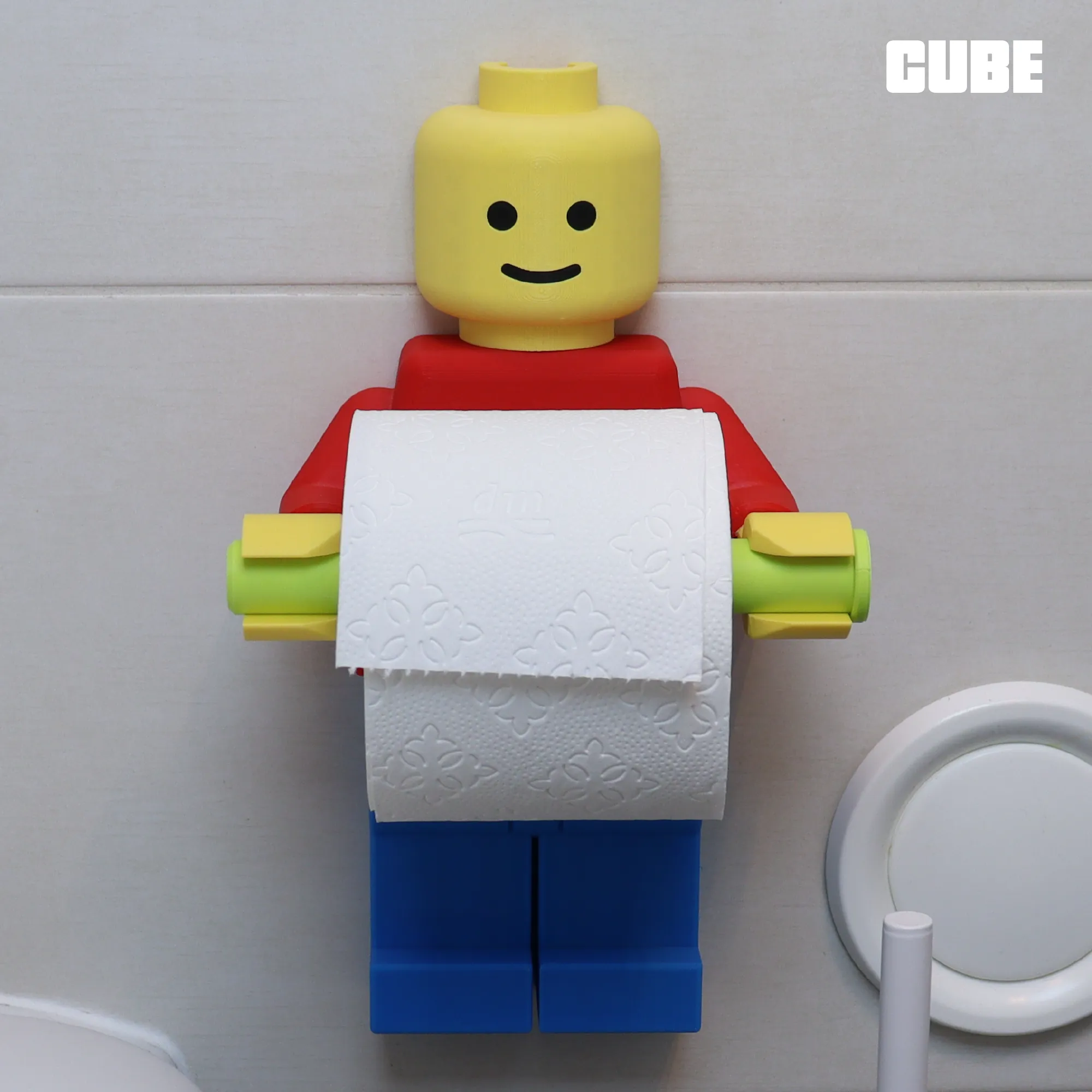 Lego Man Toilet Paper Holder