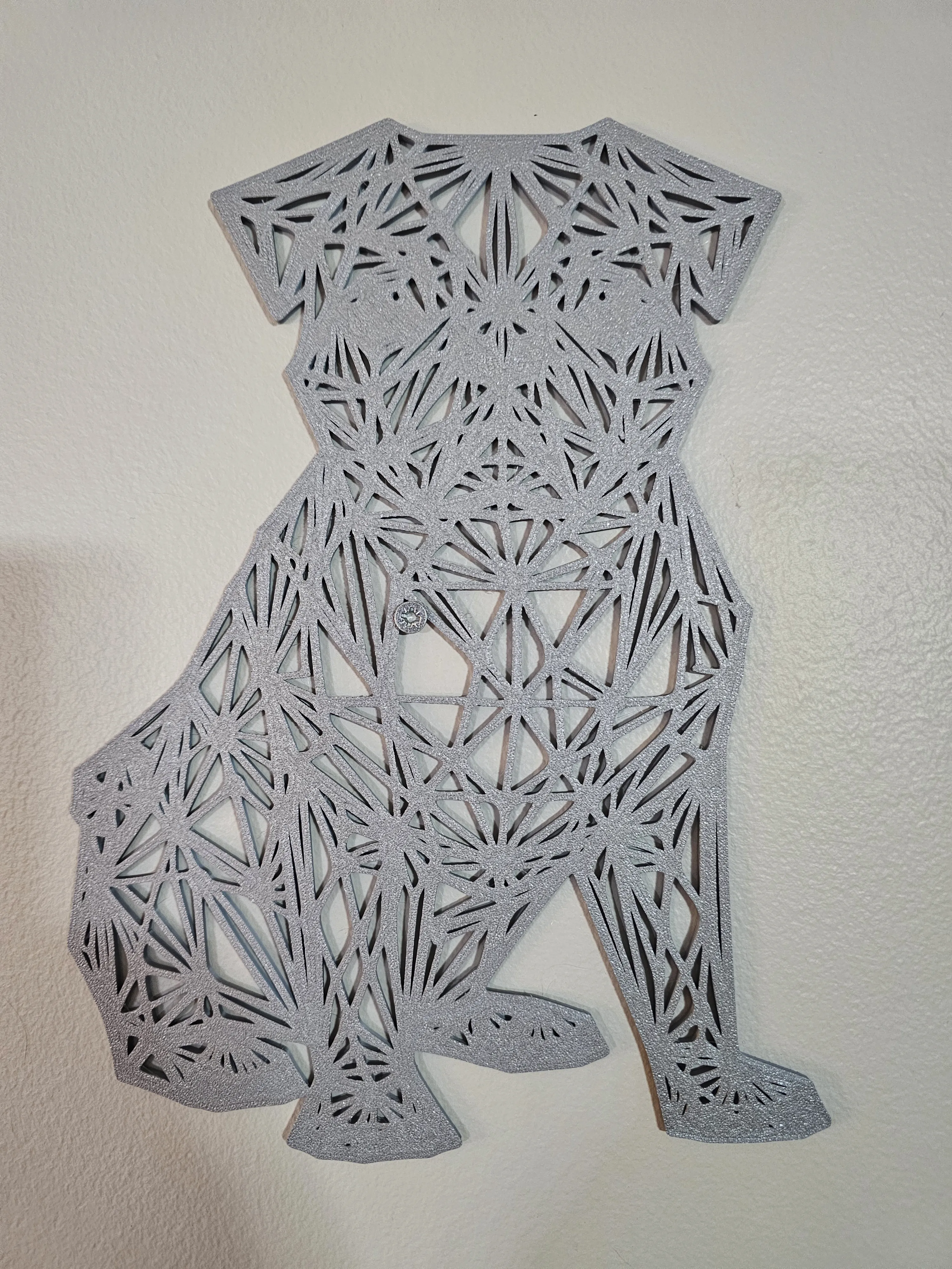 Pug Dog - Geometric Wall Hanger