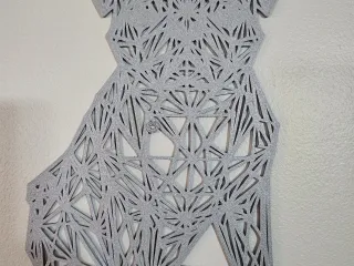 Pug Dog - Geometric Wall Hanger