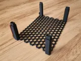 Filament spool roll storage rack with label by Kgball-4