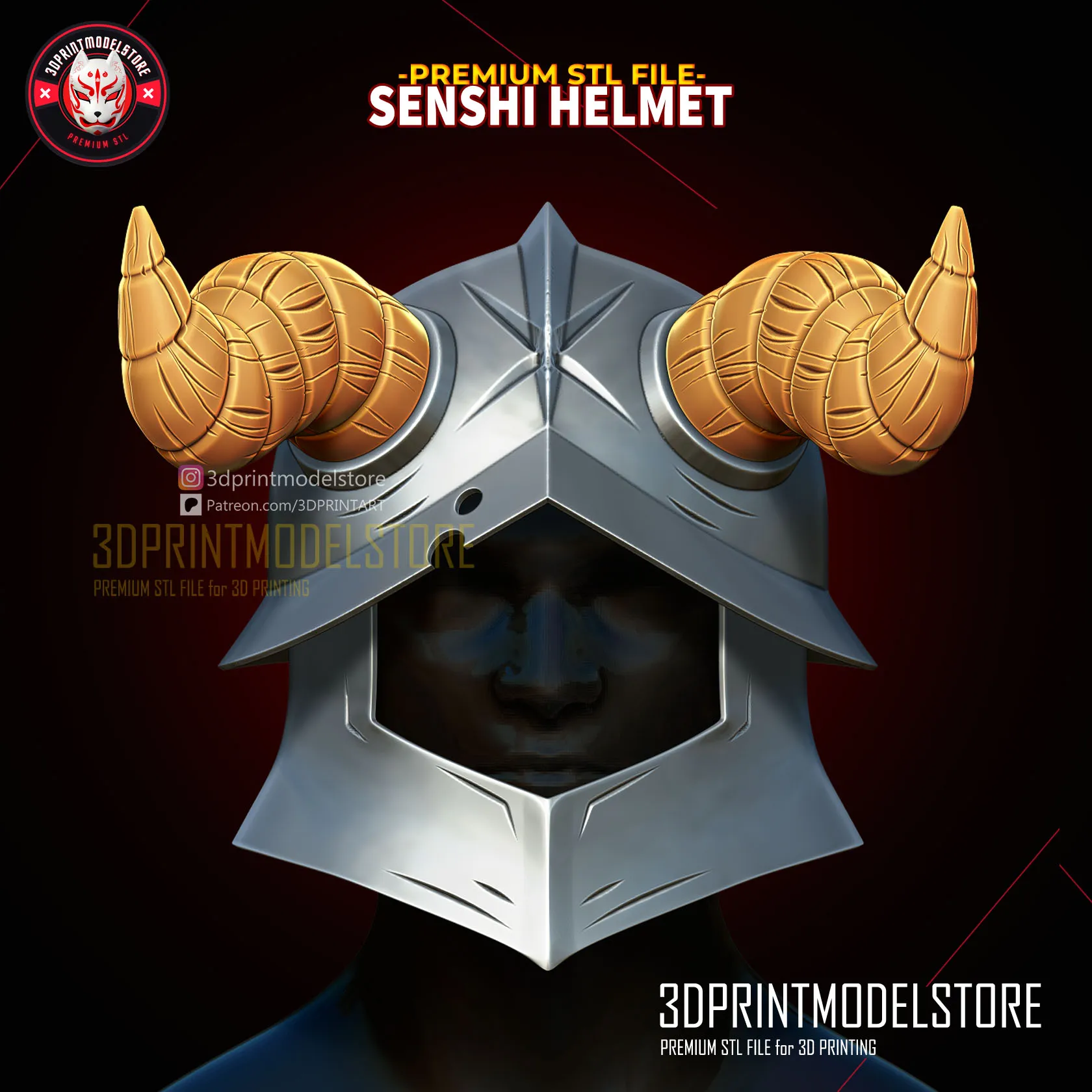 Senshi Helmet - Dungeon Meshi Delicious -Premium STL Cosplay