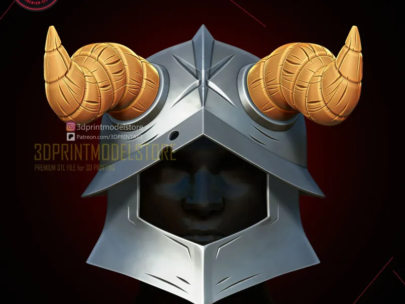 Senshi Helmet - Dungeon Meshi Delicious -Premium STL Cosplay