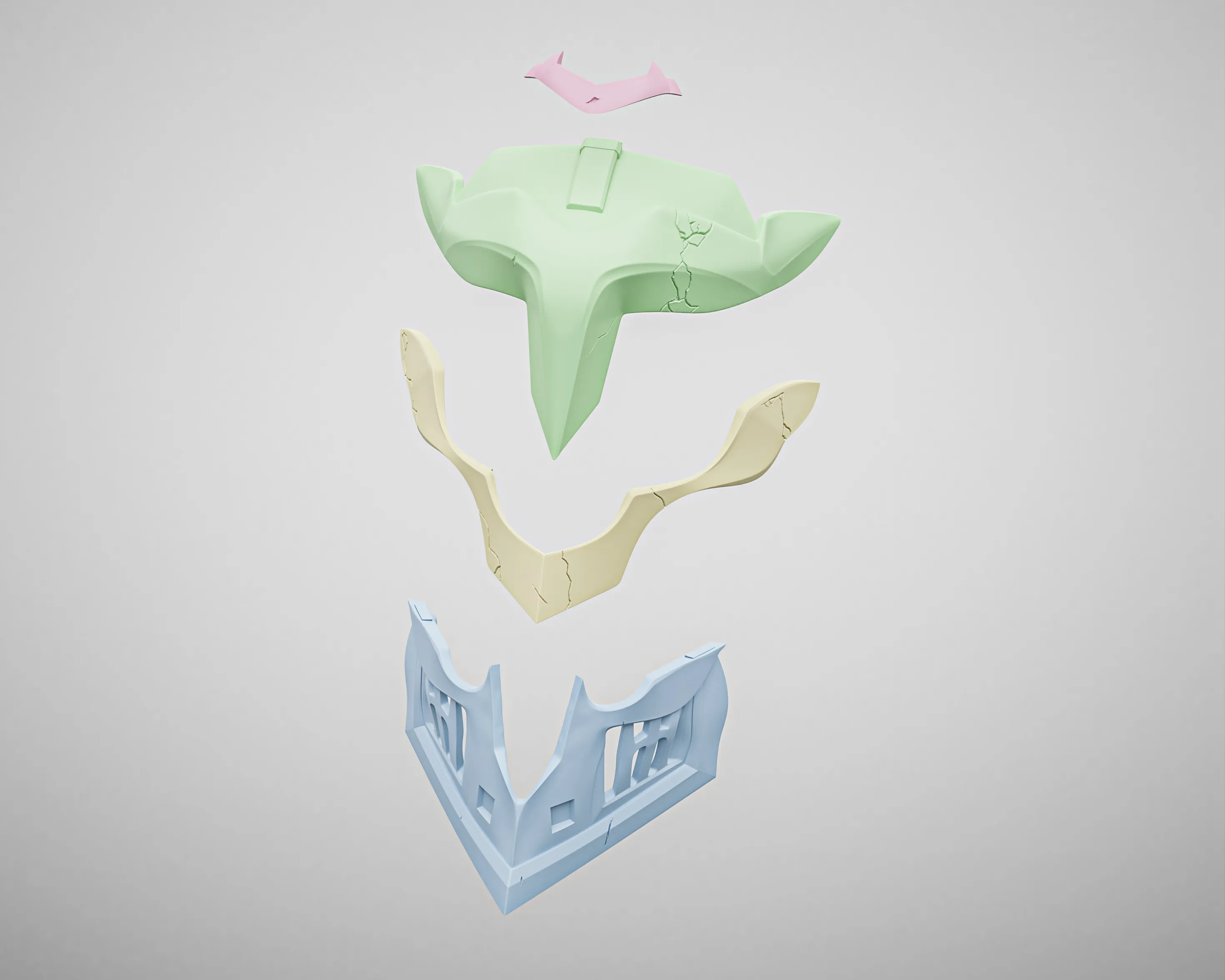 Ekko's Firelight Mask - 3D Printable STL Model