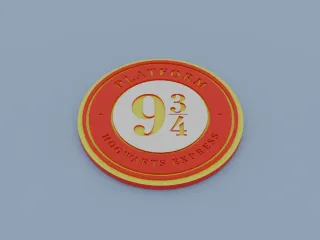 Harry Potter 9¾ platform coasters