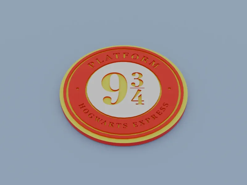 Harry Potter 9¾ platform coasters