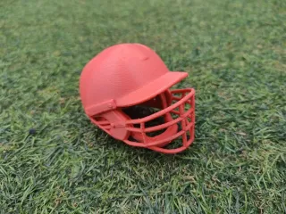American Football Helmet With Face Mask Display Model