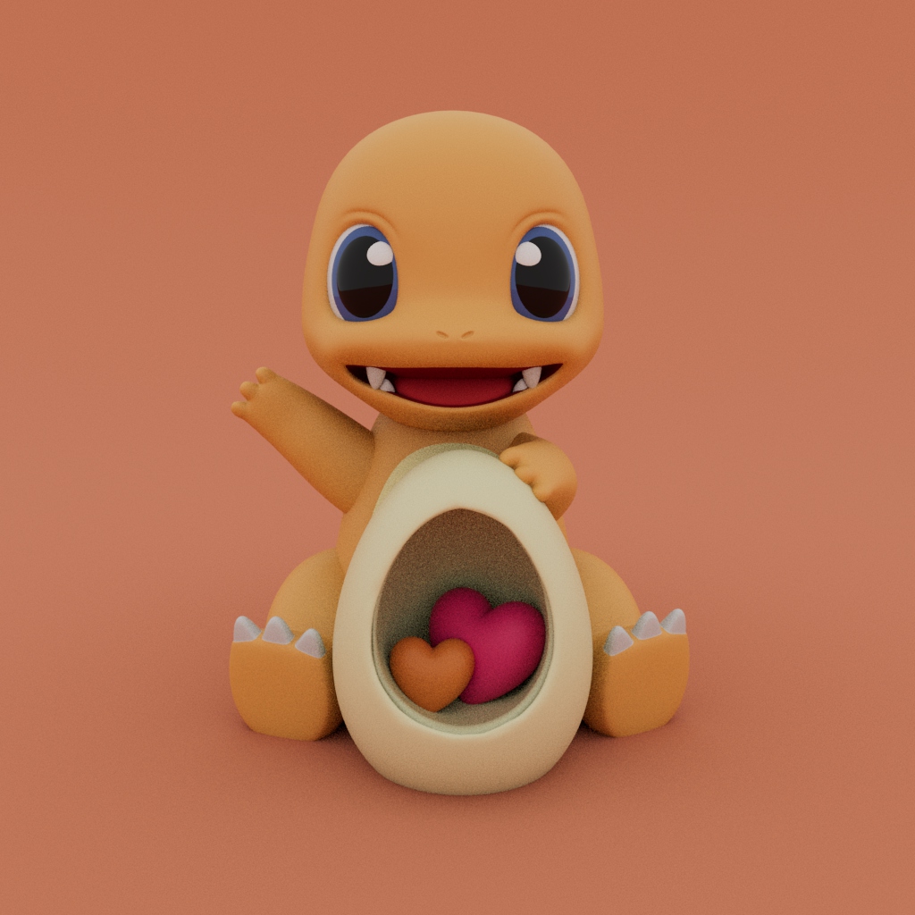 Easter Special - Charmander Pokemon | 3D models download | Creality Cloud