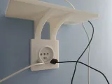 SHELF FOR NETWORK SOCKET 55x55 mm INSTEAD OF FRAME-2
