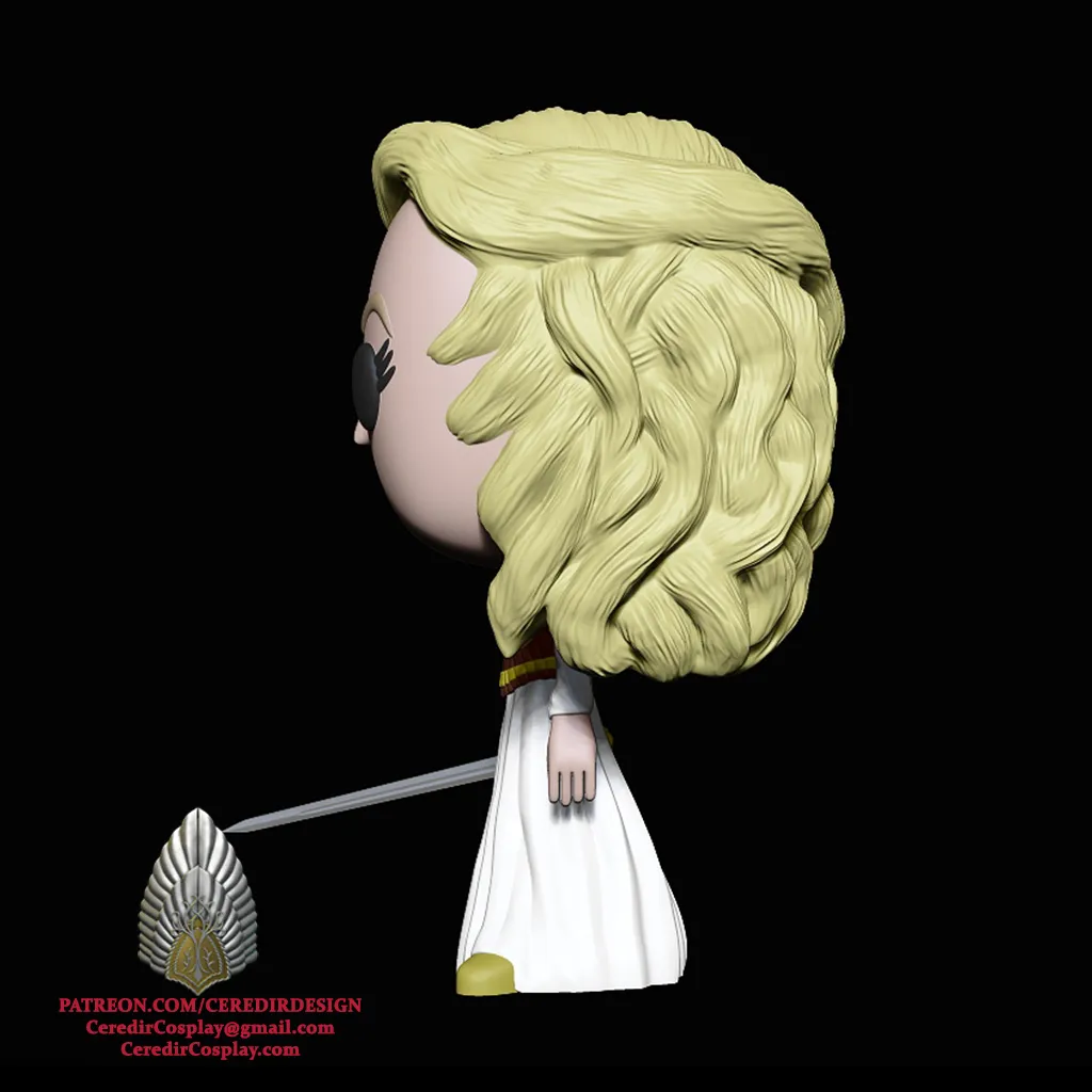 Eowyn Funko Pop lord of the rings 3D DIGITAL DOWNLOAD