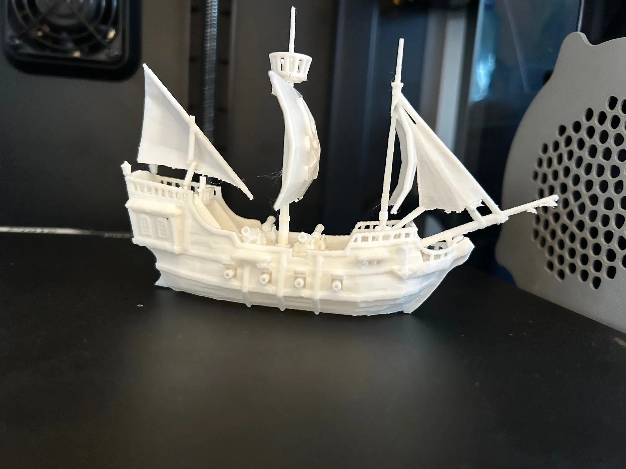 stylized Pirate  gallion boat-2
