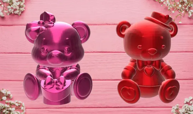 Bear valentine day