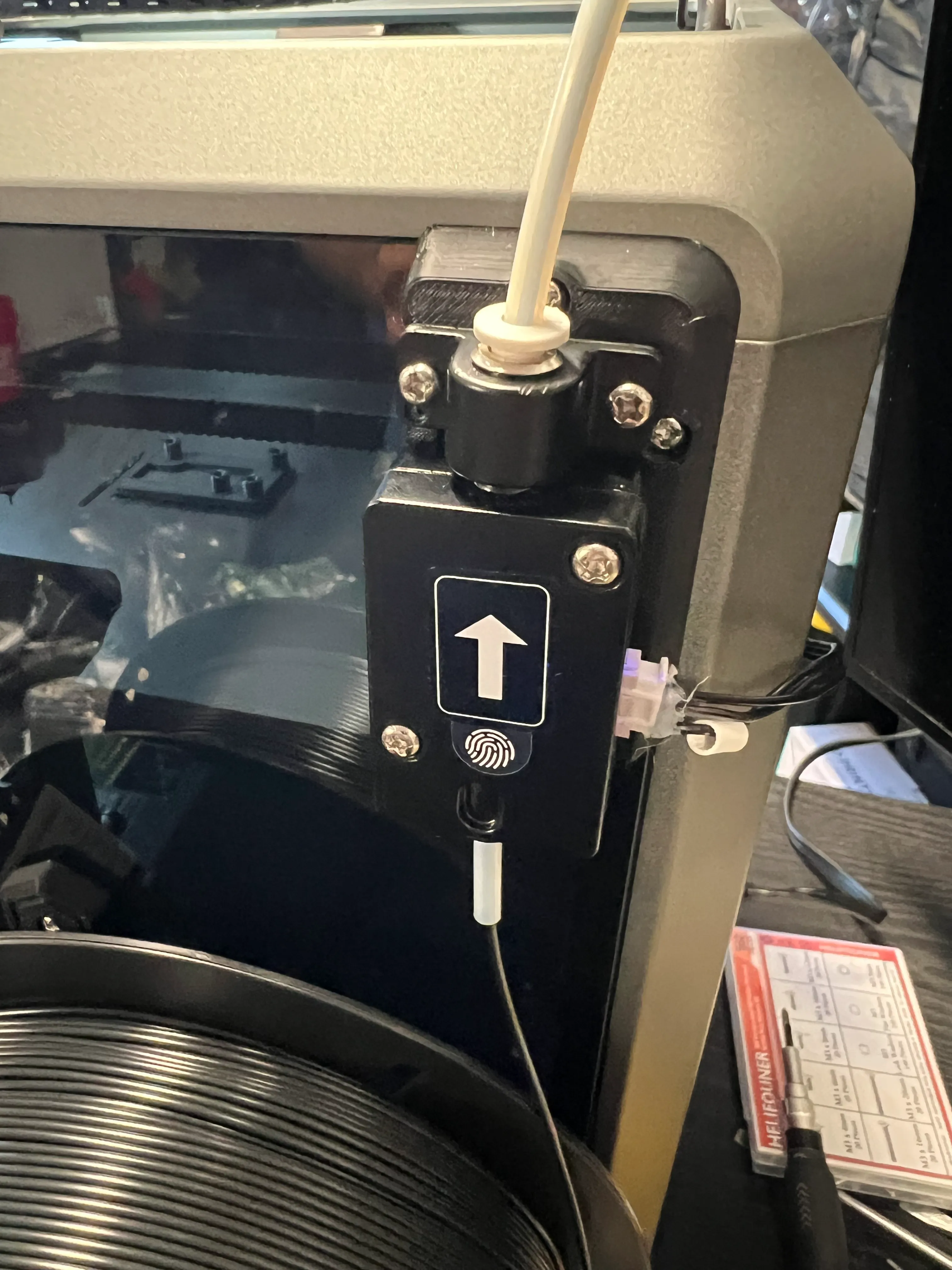 Creality K1/K1C filament sensor side mount