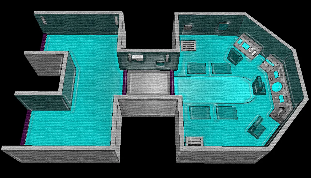 Diorama The Skeld - Among Us Map