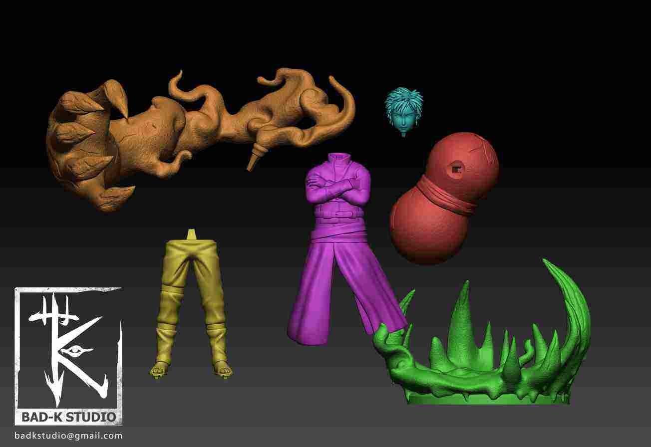GAARA - NARUTO - 3D PRINTING MODEL, 3D models download