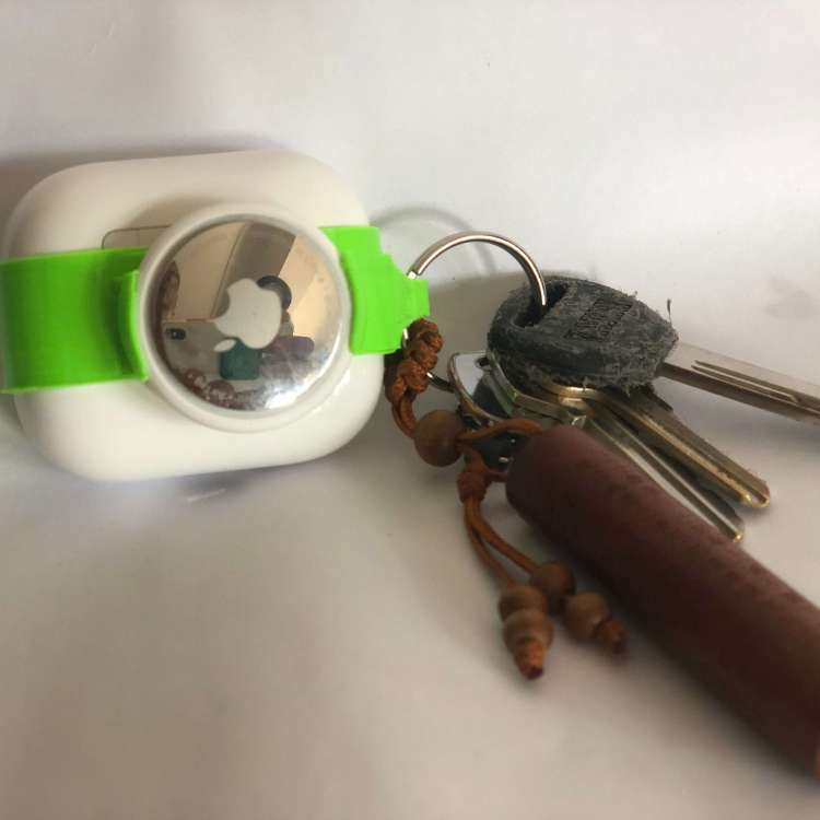 AirPod Pro keychain with airtag