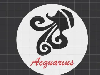 Coaster acquarius sign