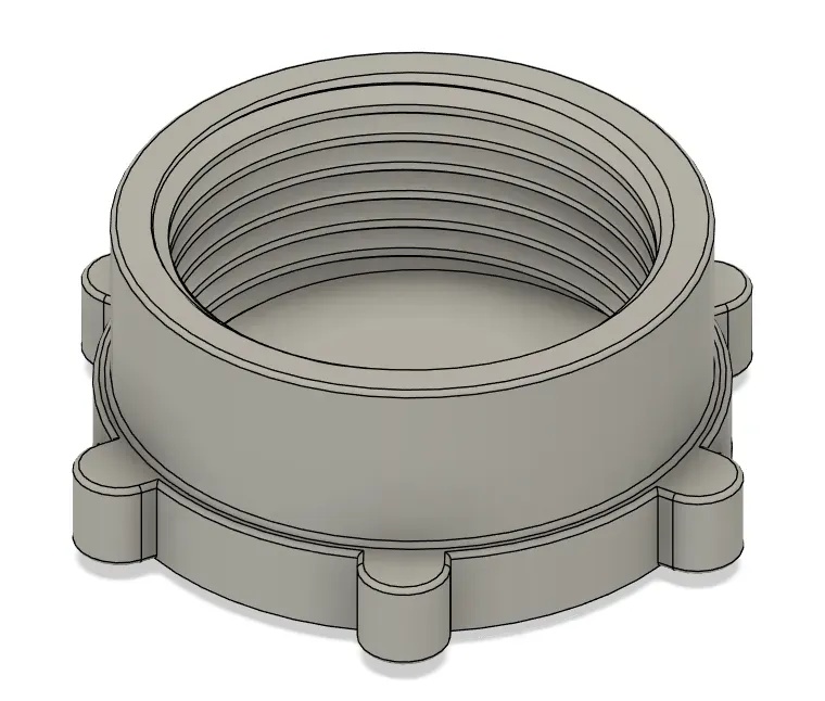 ISO Metric treated plug M45x3