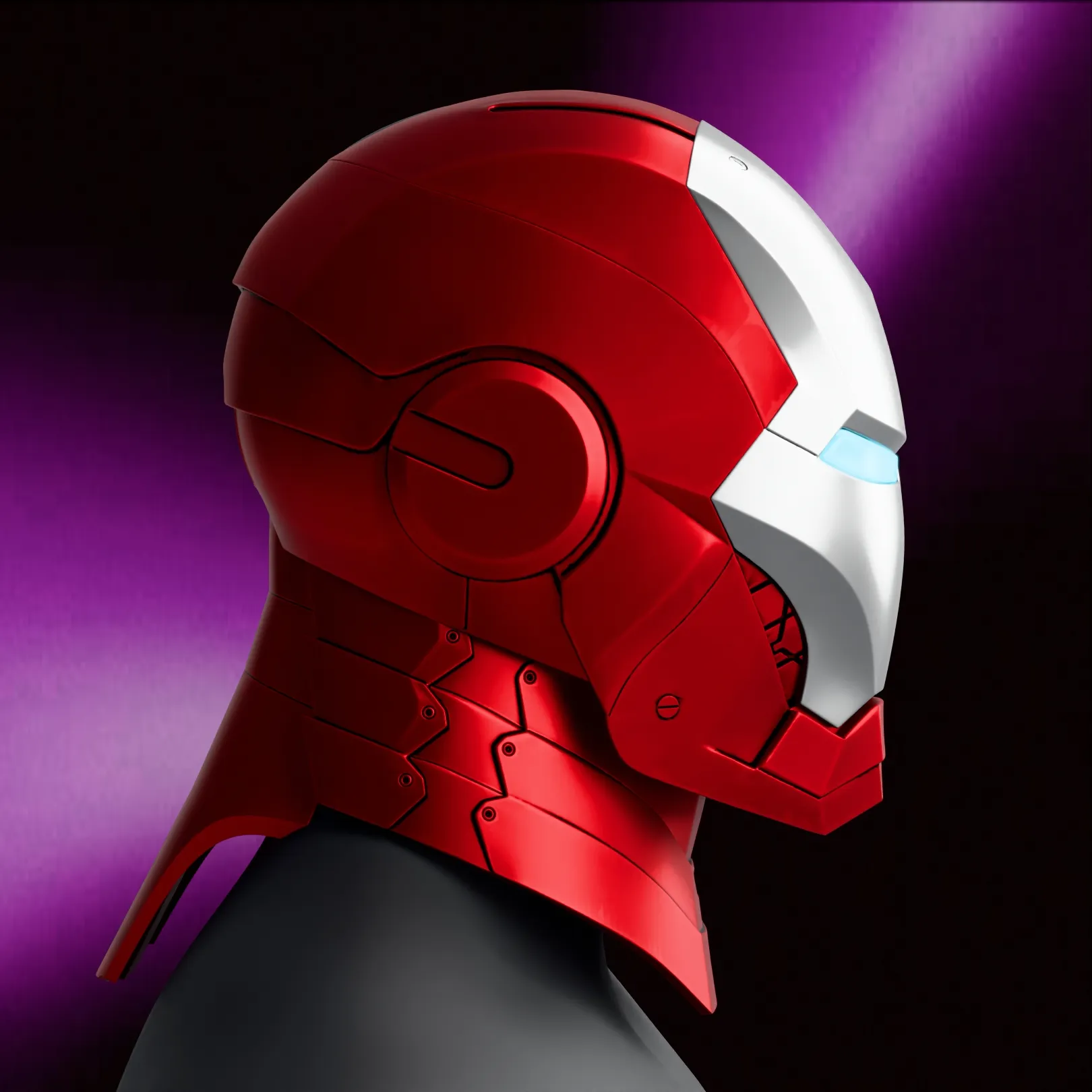 Iron Man Helmet - Multi-Parts for Cosplay