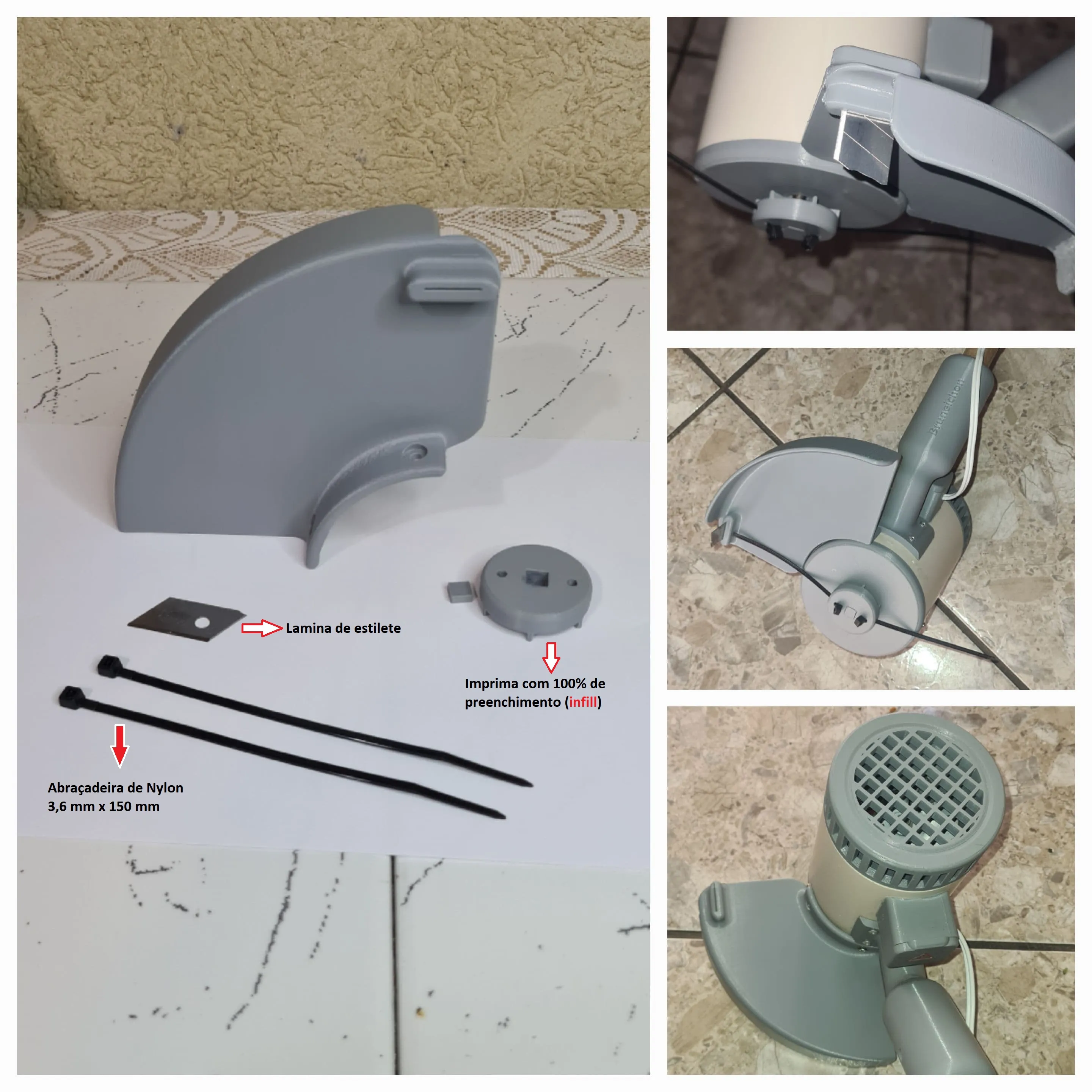 Aparador de grama / Grass trimmer (K1/K1Max/K1C)